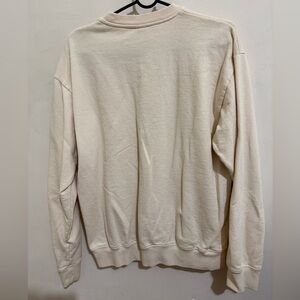 Sporty & Rich Off-White Crewneck Sweater
